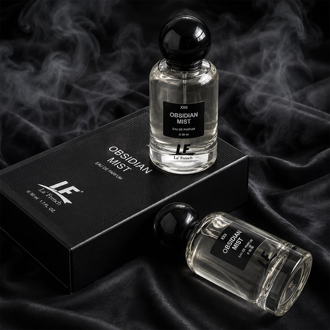 La French Obsidian Mist Unisex Perfume 50ml | Long-Lasting Eau de Perfume | Premium Luxury Fragrance for Men & Women | Fresh, Woody & Musky Scent