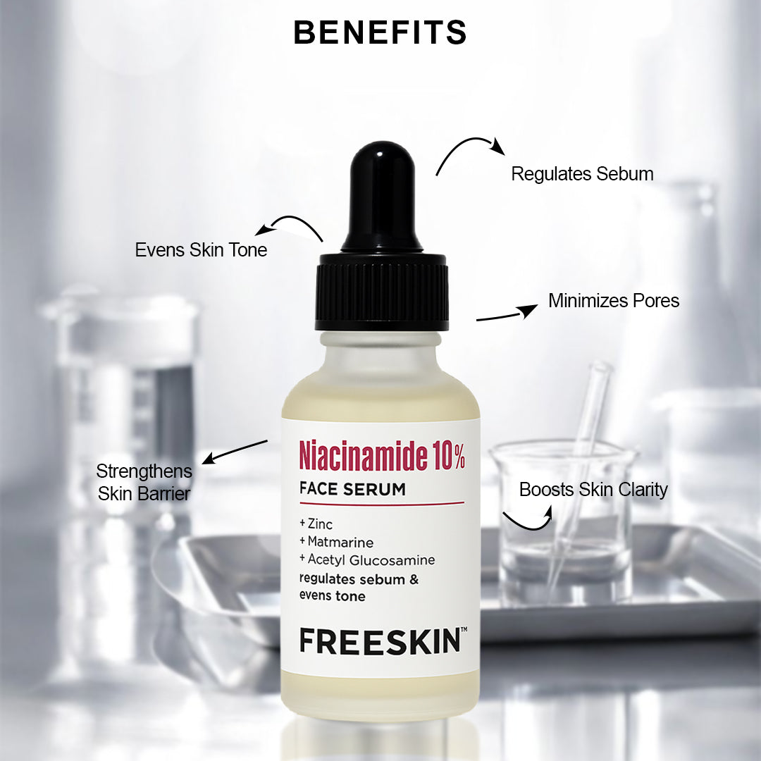 Niacinamide 10% Face Serum 30ml | Oil Control & Pore Minimizing Serum with Zinc | Brightening, Acne & Blemish Repair Serum for All Skin Types