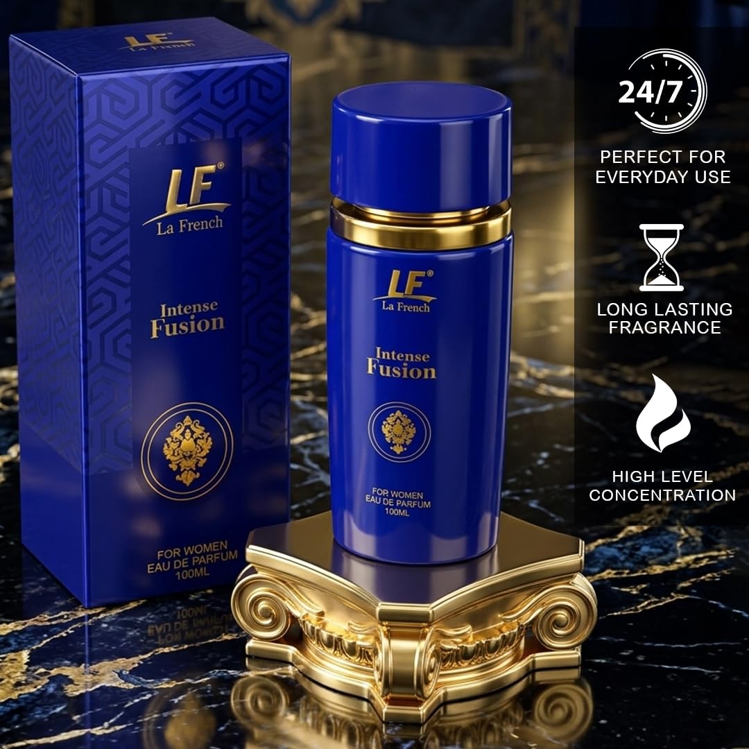 Intense Fusion Luxury Eau De Parfum for Women 100ml | Floral Woody Musk Fragrance