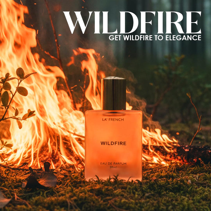Wildfire Perfume for Men & Women 50ml | Long Lasting Spicy Woody Fragrance | Premium Unisex Eau De Parfum | Bold & Intense Scent