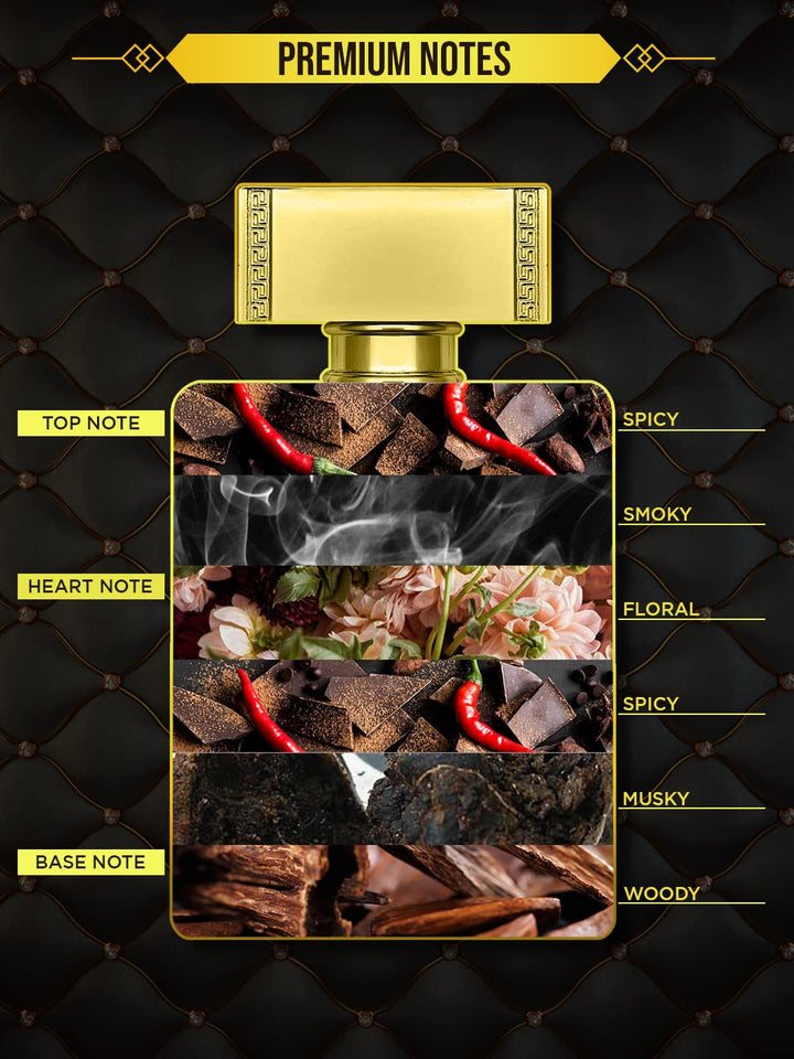 Oud Nuit Perfume 100ml | Long Lasting Oud Spicy Fragrance | Premium Eau De Parfum for Men & Women | Intense Night Scent