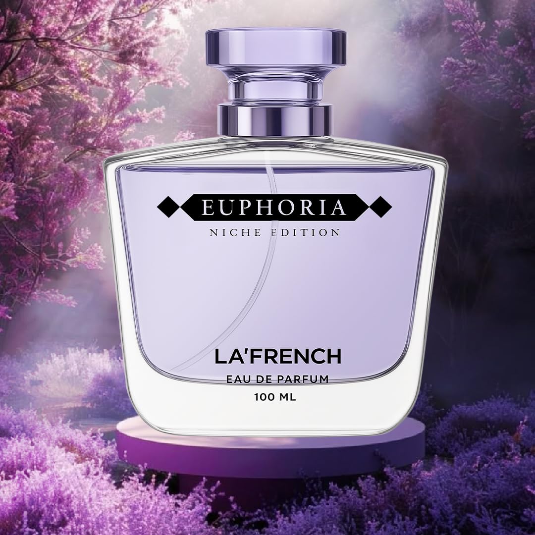 Euphoria Perfume for Men & Women 100ml | Long Lasting Sweet Floral Fruity Fragrance | Premium Unisex Eau De Parfum | Energetic & Addictive Scent