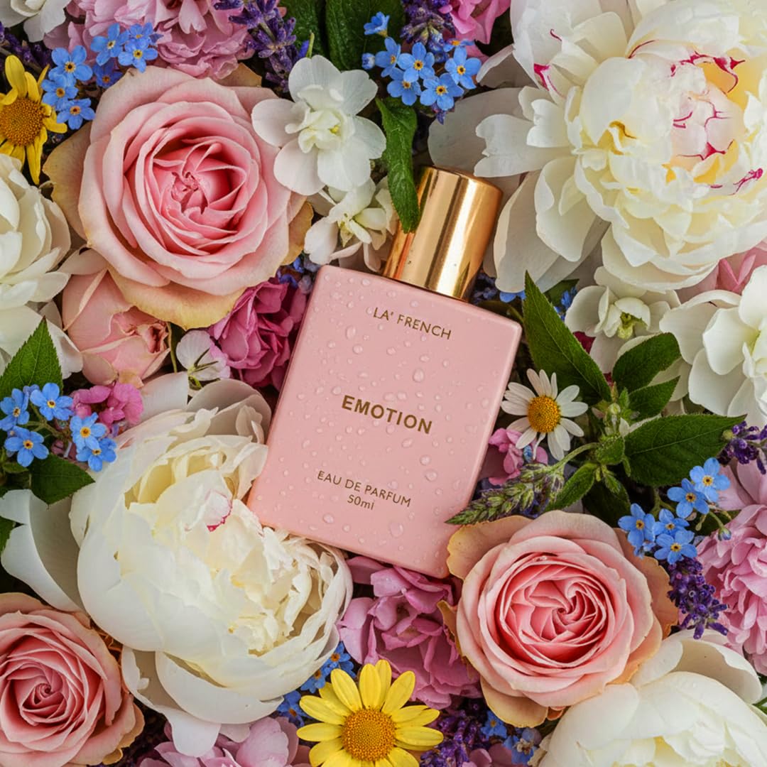 Emotion Perfume for Women 50ml | Long Lasting Floral Fruity Romantic Fragrance | Premium Eau De Parfum for Women | Elegant & Soft Daily Wear Scent