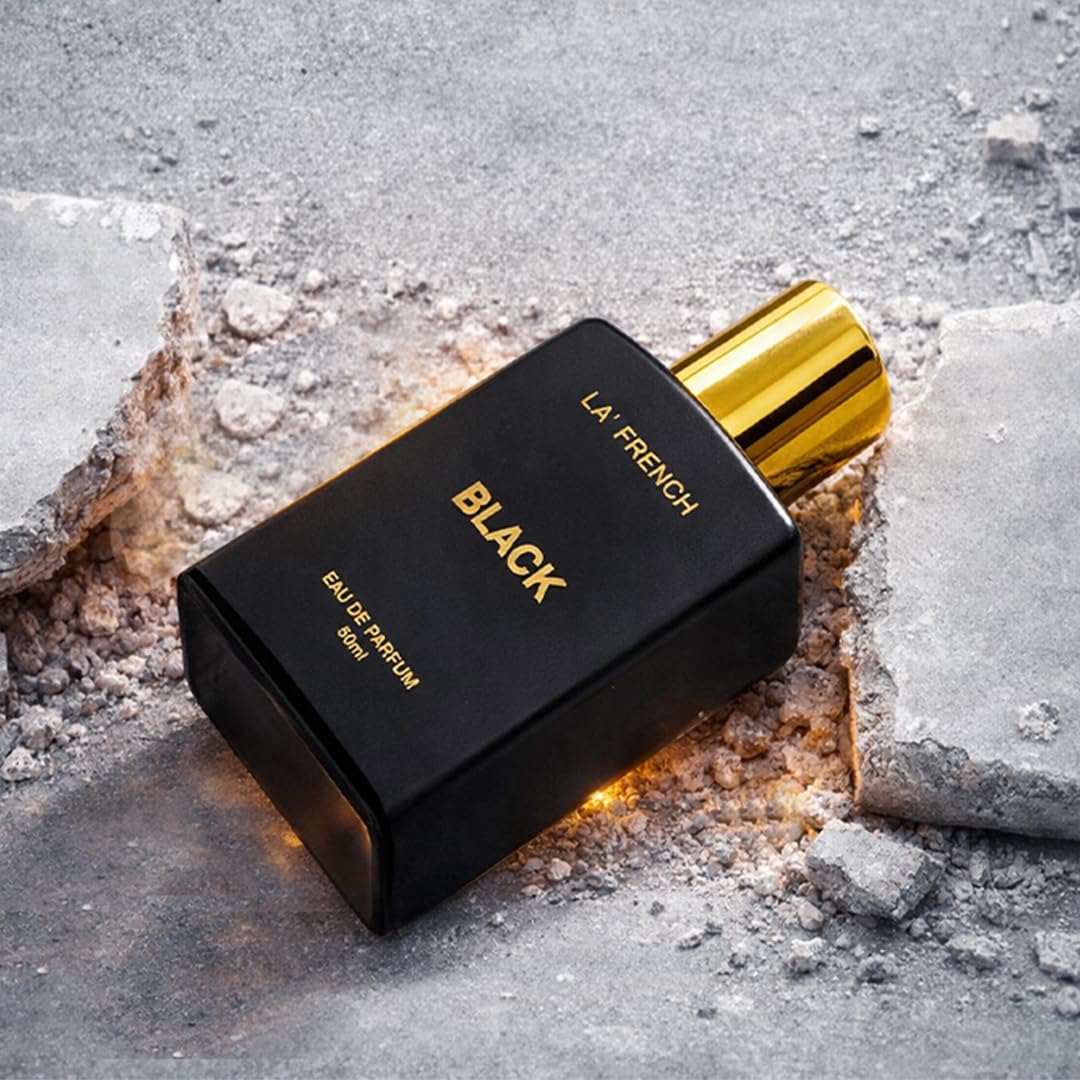 Black Perfume for Men & Women 50ml | Long Lasting Dark Woody Spicy Fragrance | Premium Unisex Eau De Parfum | Bold & Mysterious Scent