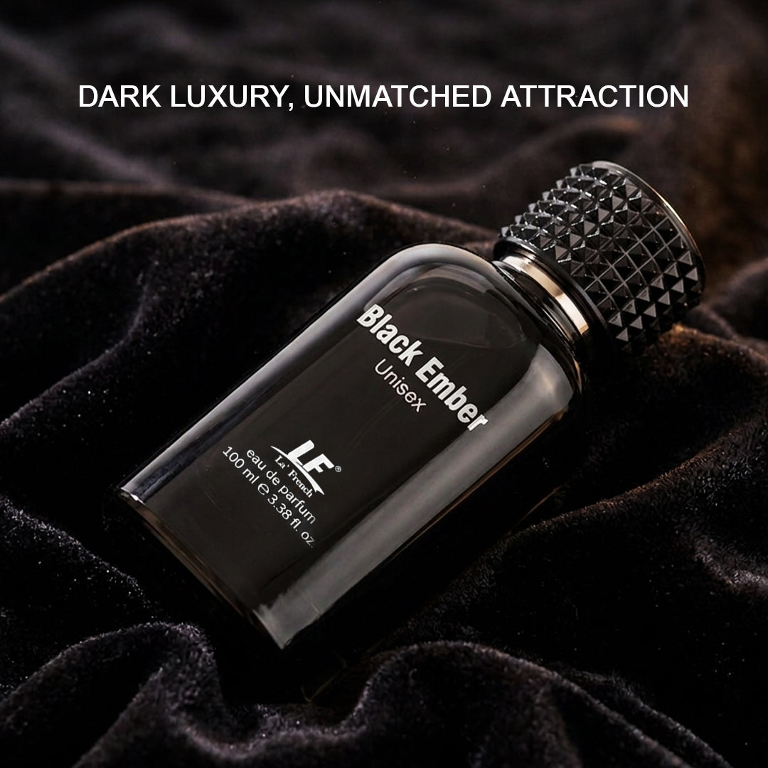 La French Black Ember Unisex Perfume 100ml | Rich, Warm & Sophisticated Fragrance