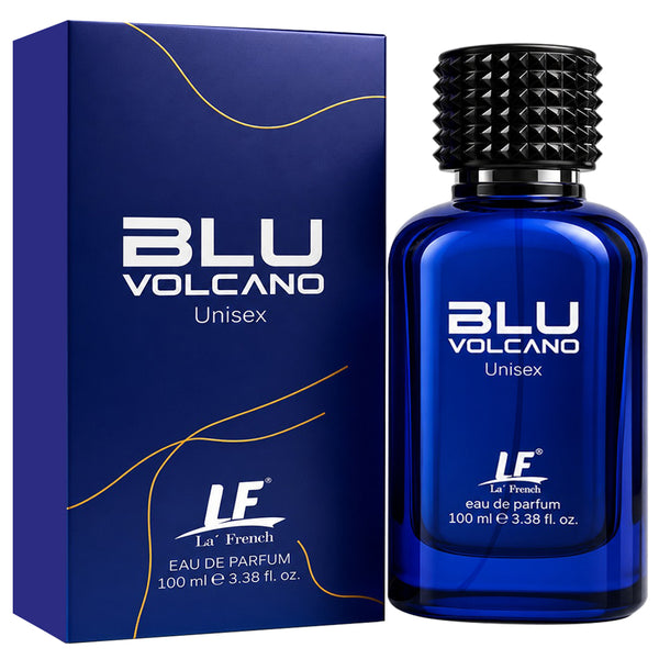 La French Blu Volcano Perfume for Men & Women 100ml | Premium Long-Lasting Unisex Fragrance with Vanilla, Amber & Warm Spicy Notes