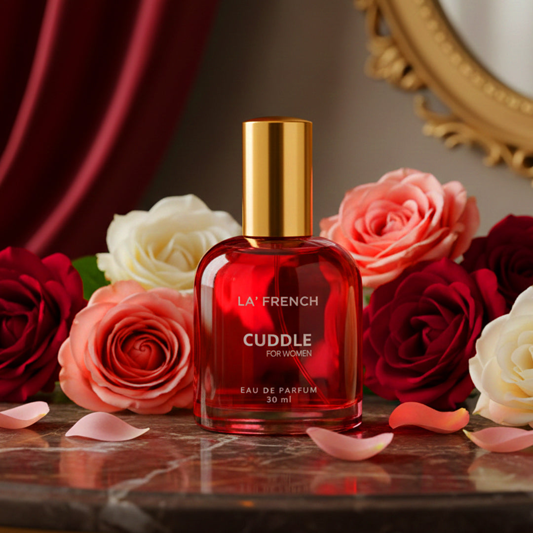 Cuddle Perfume for Women 30ml | Long Lasting Soft Floral Musky Fragrance | Premium Eau De Parfum | Warm & Romantic Daily Wear Scent