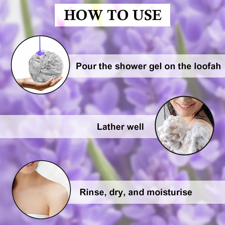 English Lavender Shower Gel 750ml | Soothing & Calming Body Wash | Hydrating, Gentle Cleanser for Soft & Smooth Skin | Long-Lasting Refreshing Fragrance