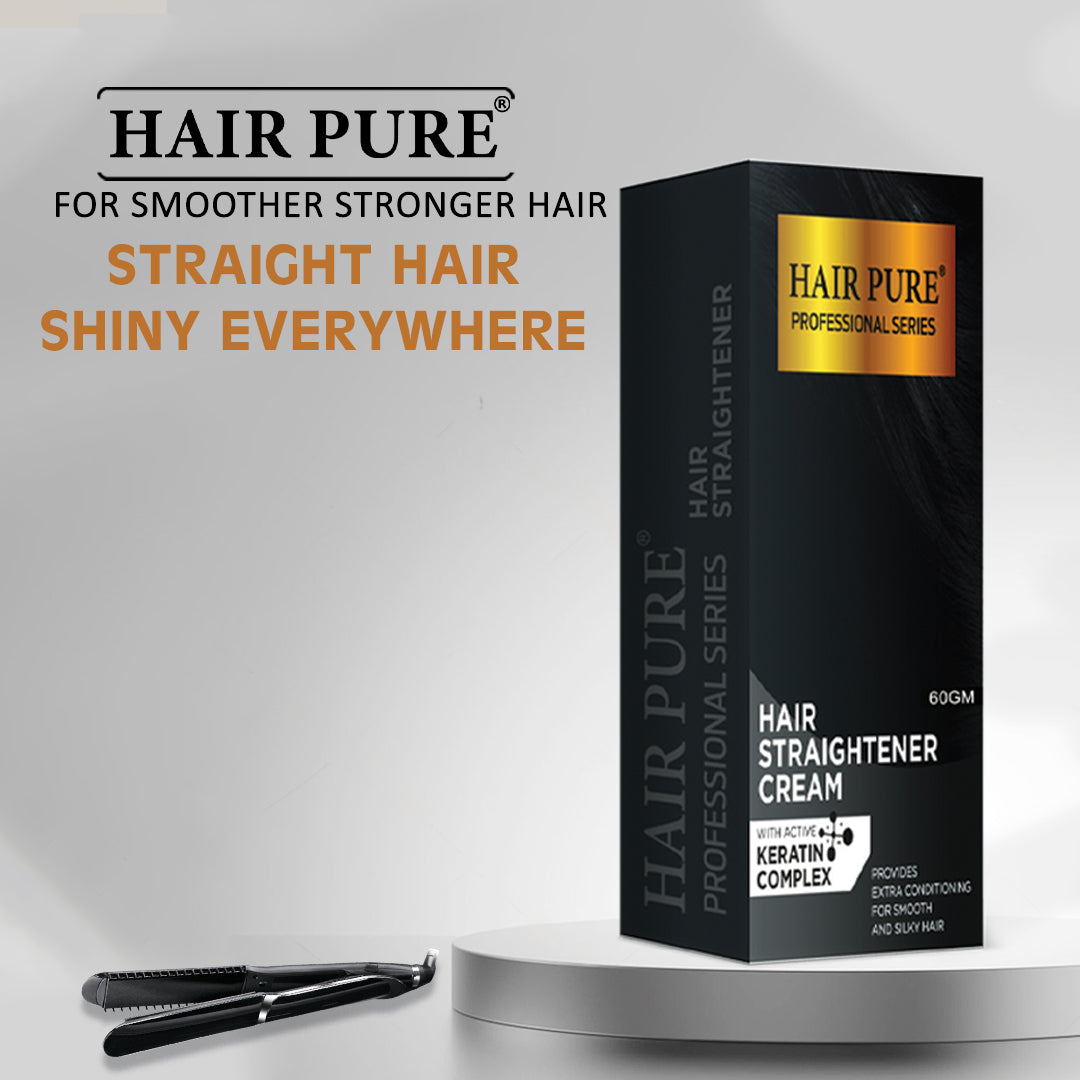 Hair Straightener Cream & Neutralizing Cream 60ml - Keratin Hair Straightening Kit