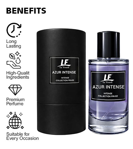 Azur Intense Perfume-50ml | Perfume for Men and Women | Intense Collection Privee | Long-Lasting Luxury Fragrance | Premium Unisex Perfume | Rich, Bold & Elegant Scent promises