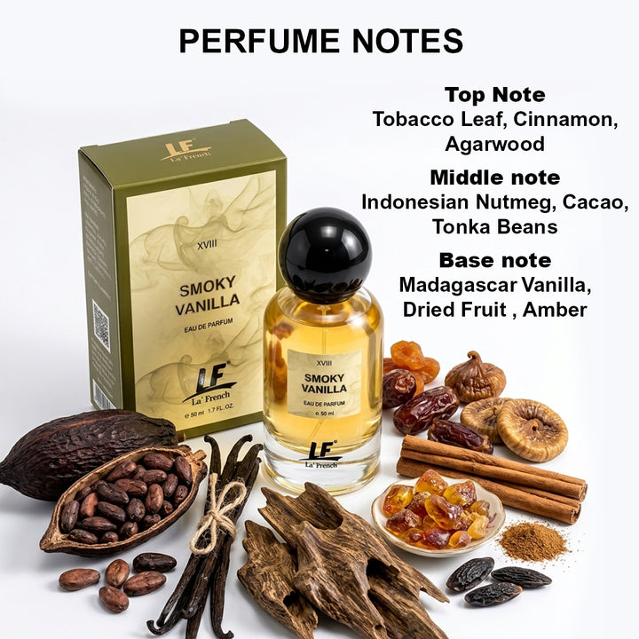 Smoky Vanilla Perfume for Men & Women 50ml | Premium Long Lasting Eau De Parfum