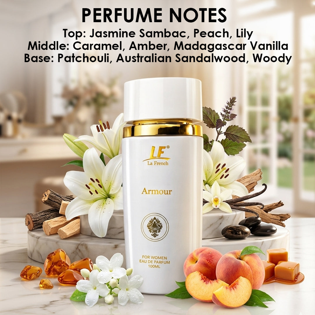 Armour Perfume for Women 100ml– Long-Lasting Floral & Oriental Fragrance with Elegant, Bold & Empowering Notes, Luxury Special Occasion Perfume