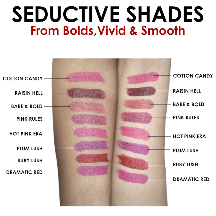 Creamy Matte Lipstick Coral Coded Shade 03 – Long Lasting Matte Lipstick, Full Coverage, Highly Pigmented Coral Lip Color for Women (3.8g)