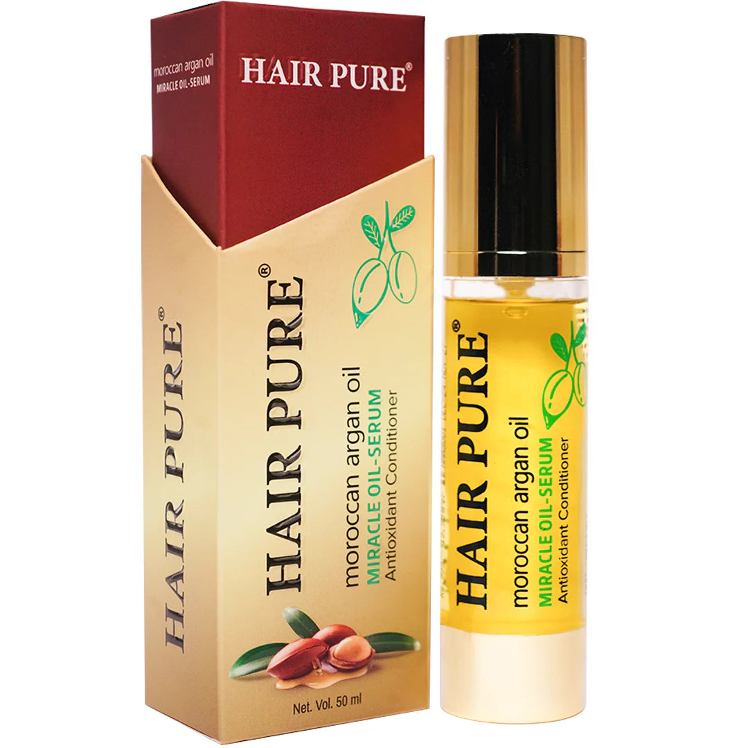 Moroccan Argan Oil Miracle Hair Serum 50ml | Anti-Frizz Hair Serum for Smooth, Shiny & Silky Hair