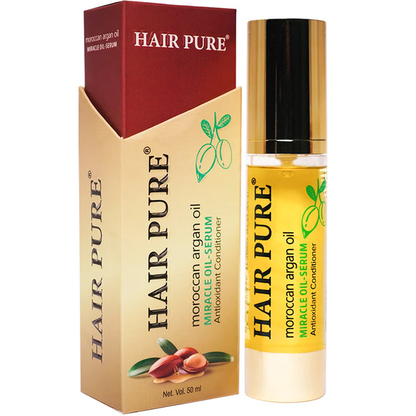 Moroccan Argan Oil Miracle Hair Serum 50ml | Anti-Frizz Hair Serum for Smooth, Shiny & Silky Hair