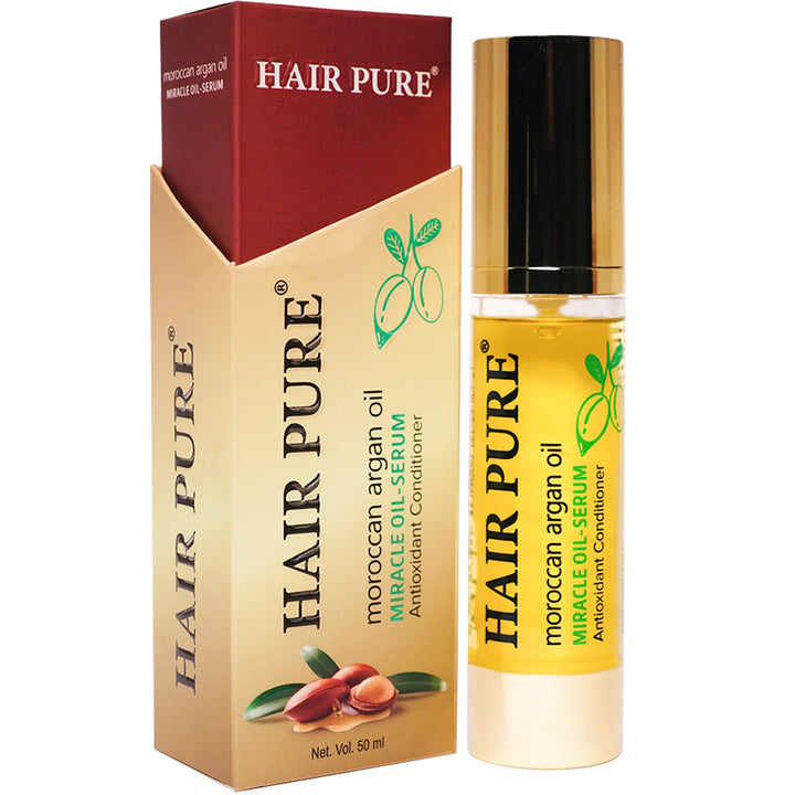 Moroccan Argan Oil Miracle Hair Serum 50ml | Anti-Frizz Hair Serum for Smooth, Shiny & Silky Hair