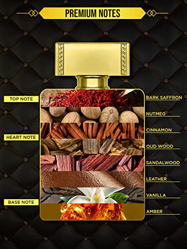Oud Woody Perfume for Men 100ml | Long Lasting Oud Woody Fragrance | Premium Eau De Parfum for Men | Strong & Masculine Scent