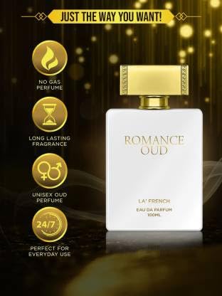 Romance Oud Perfume for Men 100ml | Long Lasting Oud Amber Fragrance | Premium Eau De Parfum for Men | Bold & Sensual Scent