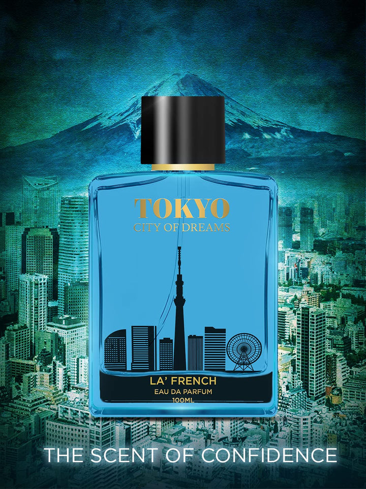 Tokyo Perfume for Men & Women 100ml | Long Lasting Fresh Citrus Woody Fragrance | Premium Unisex Eau De Parfum | Modern & Energetic Scent