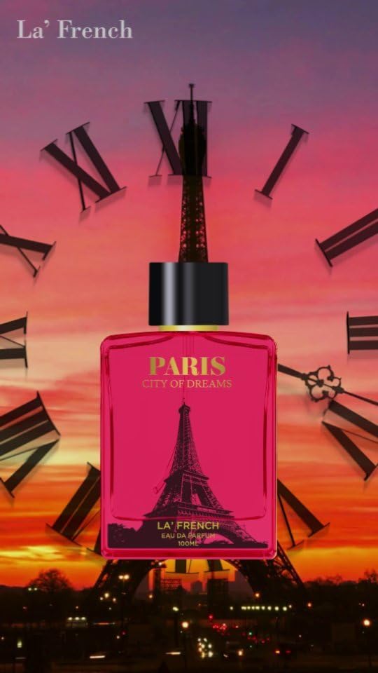 City of Dreams Paris Perfume for Men & Women 100ml | Long Lasting Floral Woody Fragrance | Premium Unisex Eau De Parfum | Elegant Luxury Scent