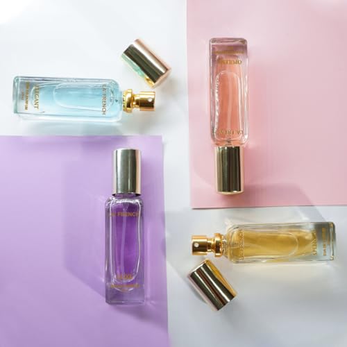 Elegant Perfume Gift Set for Men & Women 4x20ml | Long Lasting Mini Perfume Combo | Splendid, Opulent, Elegant, Luxe | Premium Unisex Fragrance Set