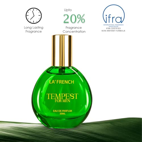 Tempest Perfume for Men 30ml – Long Lasting Eau De Parfum | Bold Fresh Masculine Fragrance