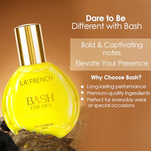 Bash Perfume for Men | 30ml Premium Long-Lasting Eau de Parfum | Bold, Refreshing & Masculine Fragrance | Perfect for Special Occasions