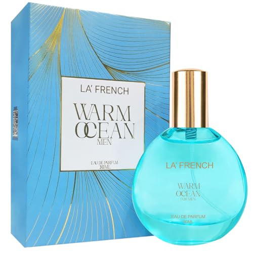 Warm Ocean Perfume for Men 30ml – Long Lasting Eau De Parfum | Fresh Aquatic Masculine Fragrance