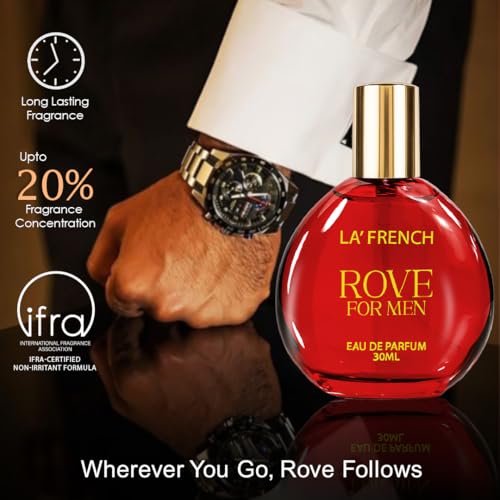 Rove Perfume for Men 30ml – Long Lasting Eau De Parfum | Fresh Masculine Fragrance