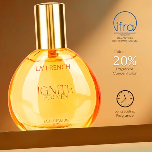 Ignite Perfume for Men 30ml – Long Lasting Eau De Parfum | Bold Fresh Masculine Fragrance