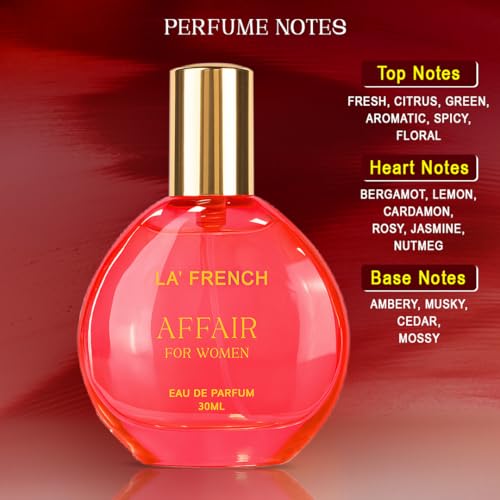Affair Perfume for Women 30ml | Long Lasting Romantic Floral Fragrance | Premium Eau De Parfum for Women | Elegant & Sensual Scent