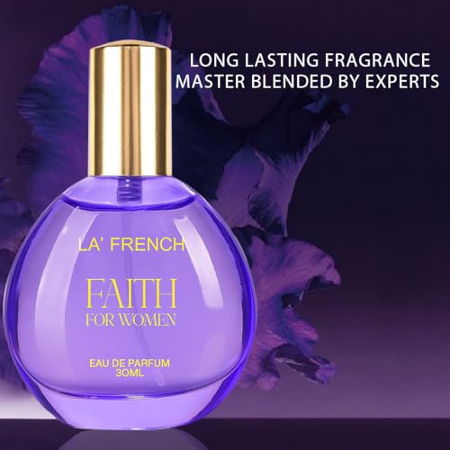 Faith Perfume for Women 30ml | Long Lasting Floral Musky Fragrance | Premium Eau De Parfum for Women | Elegant Daily Wear Scent