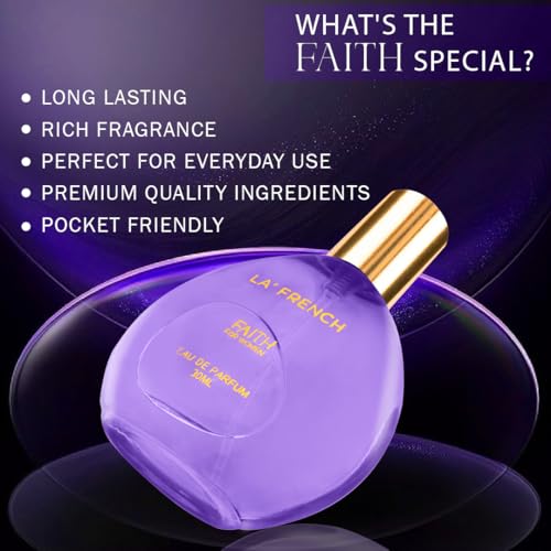 Faith Perfume for Women 30ml | Long Lasting Floral Musky Fragrance | Premium Eau De Parfum for Women | Elegant Daily Wear Scent
