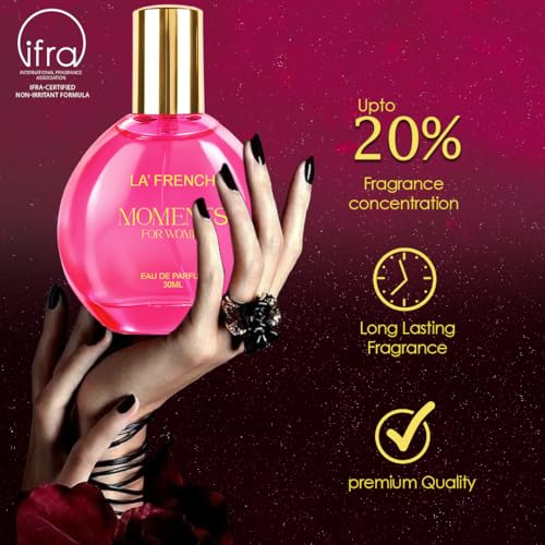 Moments Perfume for Women 30ml | Long Lasting Fresh Floral Fragrance | Premium Eau De Parfum for Women | Elegant Everyday Scent