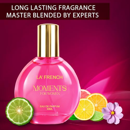 Moments Perfume for Women 30ml | Long Lasting Fresh Floral Fragrance | Premium Eau De Parfum for Women | Elegant Everyday Scent