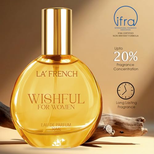 Wishful Perfume for Women 30ml | Long Lasting Sweet Floral Fragrance | Premium Eau De Parfum for Women | Refreshing Daily Wear Scent
