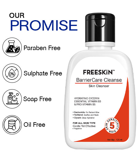 Barriercare Cleanse Skin Cleanser (125ml) | Gentle daily face cleanser promises