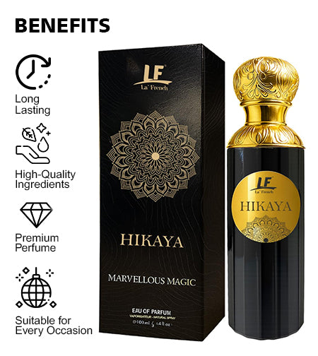 Hikaya Marvellous Magic Perfume-100ml | Premium Luxury Perfume | Long Lasting Unisex Perfume for Men & Women | Elegant, Sophisticated & Refreshing Scent promises