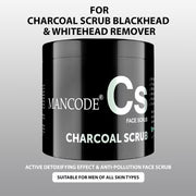Charcoal Face Scrub 100gm | Deep Cleansing Exfoliating Scrub for Men | Removes Dead Skin, Blackheads & Dirt | Brightening Activated Charcoal Scrub - our product