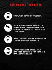 Original Beard Wash 100ml | Beard Cleanser for Men | Removes Dandruff, Softens Beard & Promotes Healthy Growth | Hydrating Beard Shampoo