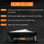 Spider Web Hair Wax 100ml | Strong Hold Matte Finish Hair Wax for Men | Long Lasting Styling Wax | Textured & Messy Hairstyle