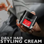 Daily Hair Styling Cream 100ml | Natural Hair Styling Cream for Men | Light Hold & Smooth Finish | Paraben & Sulphate Free Hair Cream