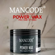 Power Wax Pro Hair Styling Cream 100ml | Strong Hold Hair Wax for Men | Matte Finish Texturizing Cream | Vitamin E & Coconut Oil Enriched