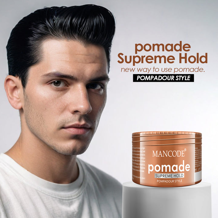 Pomade Supreme Hold Hair Wax | Strong Hold, High Shine & Long-Lasting Styling for Men