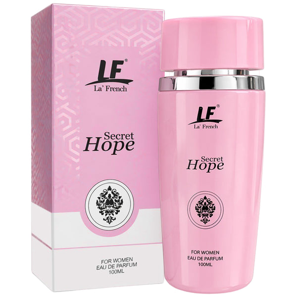 Secret Hope Eau De Parfum 100ml  | Sweet Floral Rose & Earthy Long-Lasting Perfume for Women