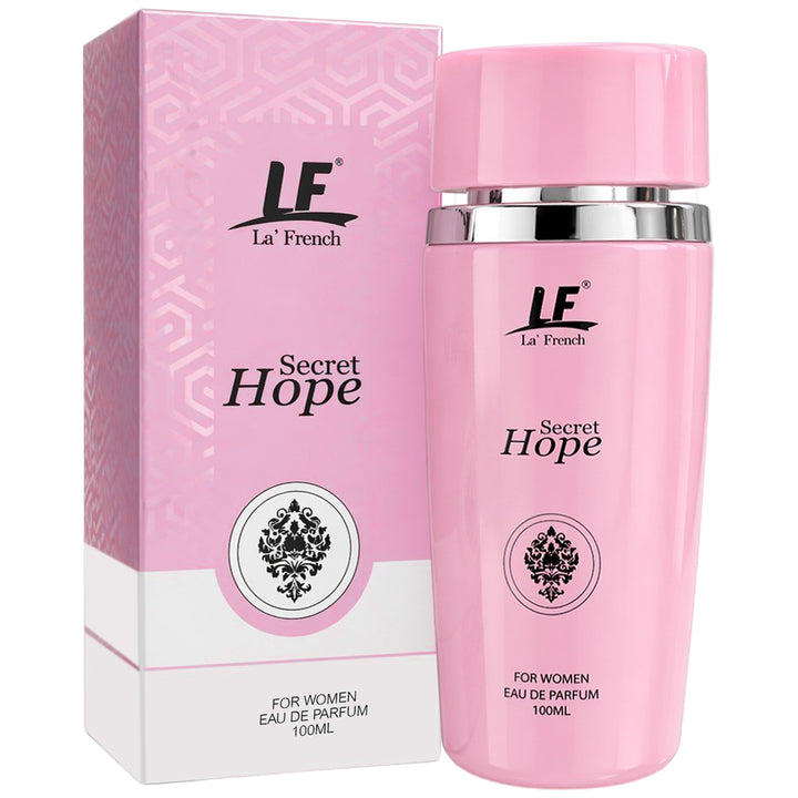 Secret Hope Eau De Parfum 100ml  | Sweet Floral Rose & Earthy Long-Lasting Perfume for Women