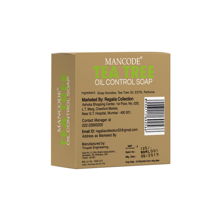 Purifying Tea Tree Soap Combo Pack of 3 | Anti-Acne, Oil Balancing & Skin Detox Bath Bar