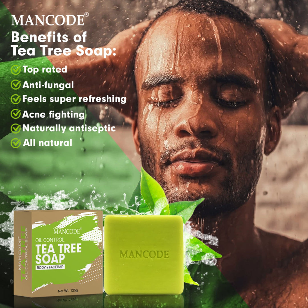 Purifying Tea Tree Soap Combo Pack of 3 | Anti-Acne, Oil Balancing & Skin Detox Bath Bar