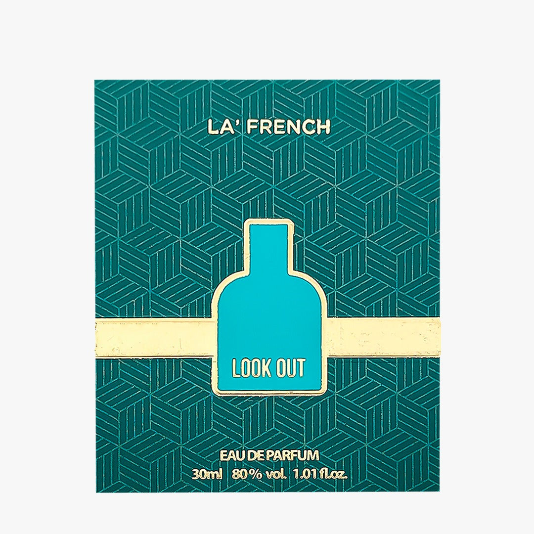 Look Out Perfume for Men & Women 30ml | Long Lasting Fresh Citrus Aquatic Unisex Fragrance | Premium Eau De Parfum | Energetic Daily Wear Scent