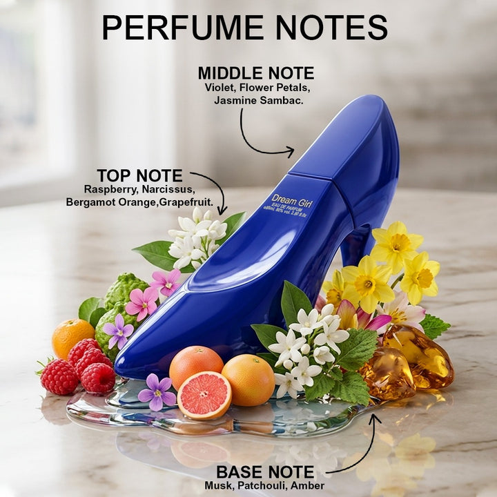 Dream Girl Perfume for Women 85ml | Long Lasting Floral Fruity Sweet Fragrance | Premium Eau De Parfum for Women | Soft & Romantic Scent